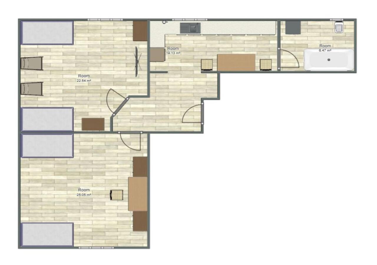 Zentral Gelegenes Apartment In Moenchengladbach Mit W-Lan Екстериор снимка